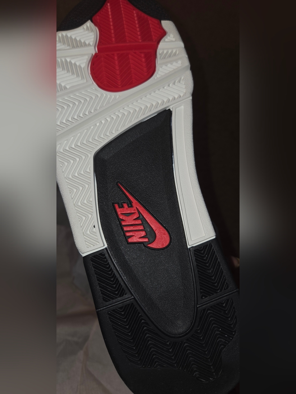 🤍🖤Jordan Retro 4 'Flight Club' Sneakers Black/White Size 13 IM4002-100 OG BOX - Picture 4 of 7
